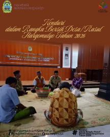 KENDURI RASUL/BERSIH DESA HARGOMULYO TAHUN 2026